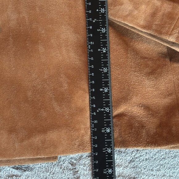BANANA REPUBLIC WOMEN'S TAN SUEDE/LEATHER JACKET SZ S - Picture 5 of 9